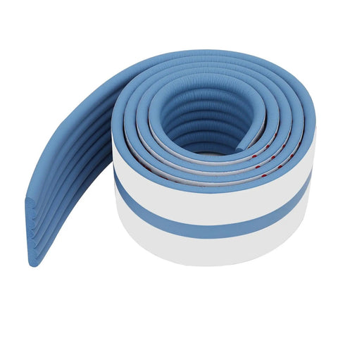 Kid Safe 6.5ft Baby Proofing Edge Corner Guards With NBR Foam And Double Sided Tape, Multifunctional Child Safety Bumper, Blue