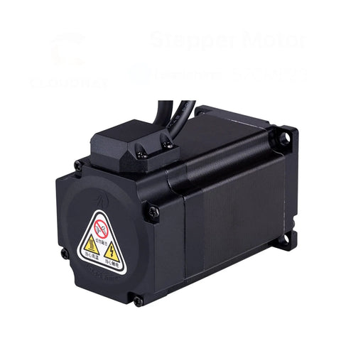 Front view of a Closed Loop Stepper Motor With Encoder For CNC Machines, featuring high torque servo drive and durable design.
