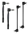 Volvo XC90 Beefy Front Lower Control Arm Kit With Ball Joints Sway Bar End Links Tie Rod Ends Rack Boots Bellows And Locking C Clamps Replacement Suspension Arms All Weather Ready To Install components displayed