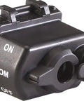 Black Remote Door Switch Assembly With No Fuss Safe Off For TLR 1 And TLR 2 Series showing on and off settings