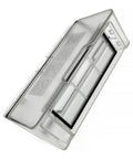 Replacement Dust Box For Xiaomi Robot Vacuum Mop Pro STYTJ02YM large capacity dust bin, transparent plastic design, side view