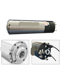 Tough As Nails Water Cooled BT30 Automatic Tool Change Spindle Motor 5.5Kw 18000RPM showing motor body and connection details.