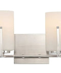 Dart 4 Light Bath Vanity Fixture In Satin Nickel Steel Finish With Satin White Glass Shades Modern Indoor Light For Bathrooms