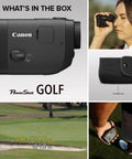 Golf Rangefinder With 6x To 12x Zoom And Slope Correction, image stabilization, built-in camera, IPX4 water resistant