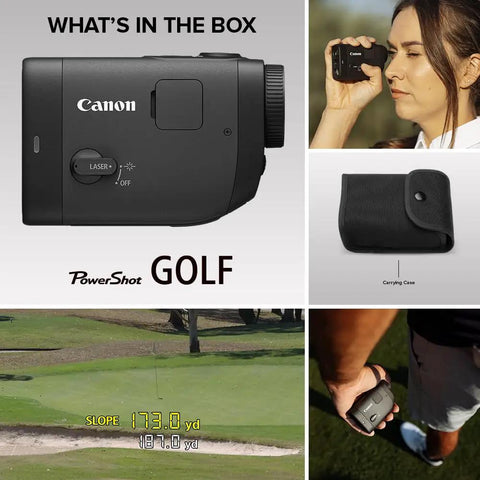 Golf Rangefinder With 6x To 12x Zoom And Slope Correction, image stabilization, built-in camera, IPX4 water resistant