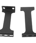 Built Tough 1U Aluminum Alloy Server Rack Depth Extender Kit Two Pack showing durable black extenders for network cabinets.