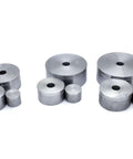 9 Piece Dimple Die Set For Sheet Metal Fabrication With 1/2 In 3/4 In 1 In 1-1/4 In 1-1/2 In 1-3/4 In 2 In 2-1/2 In 3 In Sizes displayed