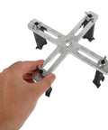 Adjustable Fuel Tank Lid Removal Tool With 4 Claw Design In Chrome Vanadium Steel For Quick Gas Cap Removal And Easy Gas Tank Access Aimed At Automotive Pros, 4-claw