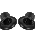 Heavy Duty Black Plastic Umbrella End Caps With Threaded Spiral Finials Perfect For Patio Repair And Keeping Outdoor Gear Looking Fresh Ready For Backyard Fun Or Beach Vibes During Summer Months, 2 pack