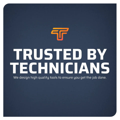 Trusted by Technicians text on branding banner for MM200 Digital Multimeter Auto Ranging 6000 Count Meter with True RMS Reading