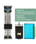 Pro Grade Ball Screw Linear Rail Kit With SFU1605 Sliding Table Nema23 Encoder Motor 2.2Nm X Y Z Axis Motion Stage components