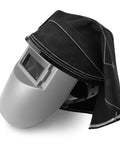 Welding Helmet Cover Pro Grade Extended Head Cover With Press Fit Seal Full Protection Cotton Welding Head Cover For Most Helmets