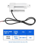 Heavy Duty Linear Actuator 1500N Alloy Steel Silent Motion Control For Camera Stands IP54 Waterproof Ultra Quiet Remote Ready