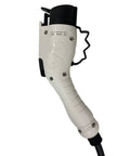 Heavy Duty Electric Vehicle Charger With 25 Foot Cord J1772 Connector close-up showing the 16A charging head and cable.