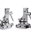 Radius And Angle Grinding Wheel Dresser With Sliding Base Precision 0.01mm tool on white background showing metal construction