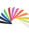 3 Inch Plastic Arrow Vanes TPU Fletchings For DIY Archery Bow Yellow Durable High Recovery Matte Finish in various colors