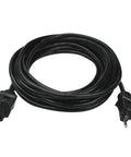 Heavy Duty 25 Ft Outdoor Indoor Extension Cord 14 Gauge 3 Conductor SJTW UL Listed for Extreme Cold Minus 50 C Grounded Plug
