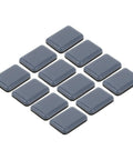 12 Pack PTFE Furniture Sliders For Chairs And Stools With Adhesive Pads, Quiet Glide Floor Protectors For Hardwood And Carpet