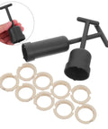 Super Cool 24 Pcs G9 Lamp Socket Rings Plastic Adapter Kit That Makes Shade Installation A Total Snap And Keeps Things Secure While You Upgrade Your Lighting Setup Fast black plastic G9 socket rings, 24 pcs