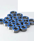 CNC Machined Steel RC Upgrade Parts For TT02 1to10 Scale Cars Sealed Bearings MR105 MR115 MR128 Improve Transmission Efficiency And Power Transfer With High Precision Durability And Easy Fit For Serious Hobbyists, blue sealed steel bearings