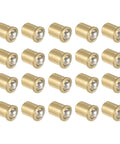 Brass Ball Catch Latch 7Mm Dia For Cabinet Door Drawer Closet Gold Tone Concealed Ball Catch Replacement Smooth Swing Dope Hardware Set Ideal For Home Office And Shop 20 Pieces