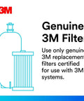 Maximum Under Sink Water Filtration System That Kills Lead And Chlorine Taste Blocks Microbial Cysts And Asbestos Reduces Sediment To 0.5 Microns Also Tackles VOCs And Pharmaceuticals Model 3US MAX S01 with genuine 3M filter graphic