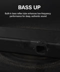 Bass reflex tube enhances sound of Immersive RGB Gaming Desktop Speakers With 3 Customizable Sound Modes, USB Powered Monitor Speakers