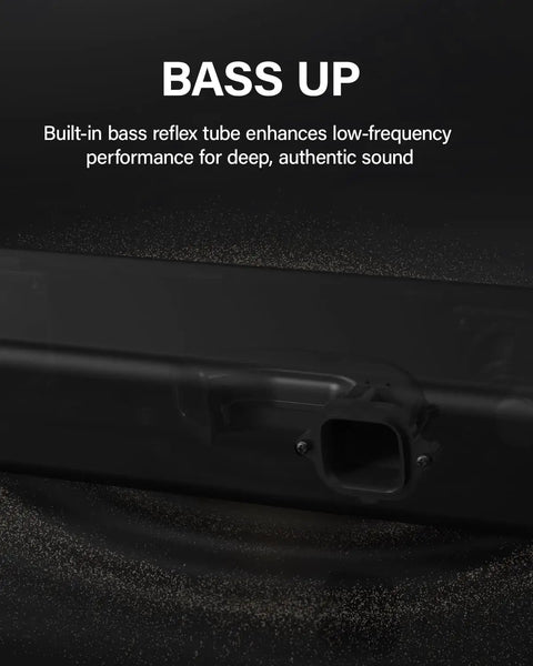 Bass reflex tube enhances sound of Immersive RGB Gaming Desktop Speakers With 3 Customizable Sound Modes, USB Powered Monitor Speakers