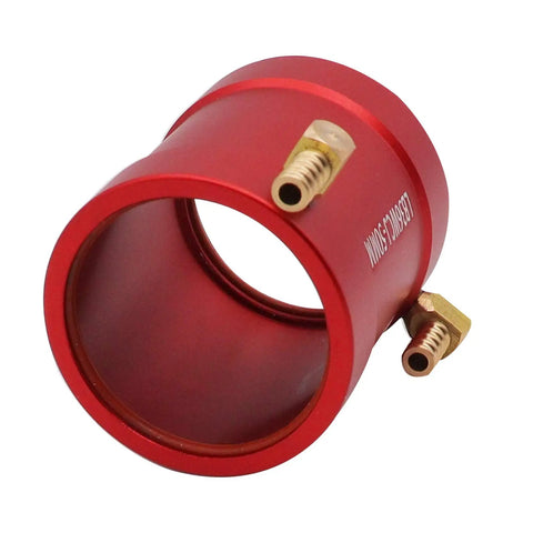 Beefy Aluminum Water Cooling Jacket For 36mm RC Boat Motors 3650 3660 3674 Brushless With Inlet And Outlet Fittings Red