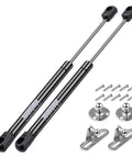12 Inch Gas Strut Lift Support 24 Lbs Per Shock 107 Newtons 2 Pack For Tool Box Truck Cap Camper Shell Topper Rear Window RV Cabinet Doors