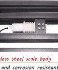 Heavy Duty Digital Platform Scale Built Tough Portable Electronic Weight Scale With Crisp Backlit Display Dead On Accuracy Ideal For Home Postal Warehouse Jobs Up To 150 Kg stainless steel scale body close-up showing durability and corrosion resistance.