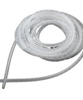 10 Meter Spiral Cable Wrap For Easy Wire Management ID 11mm OD 12mm Black Tube shown coiled and uncoiled