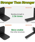Comparison of 4mm and 3mm pergola L brackets, highlighting strength and stability for Beefy 4x4x3.5 Pergola Brackets Heavy Duty L Brackets.