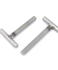 Hardcore 304 Stainless Steel T Slotted Screws And Weld On Studs M6 X 60MM cylindrical threaded fasteners close-up view.