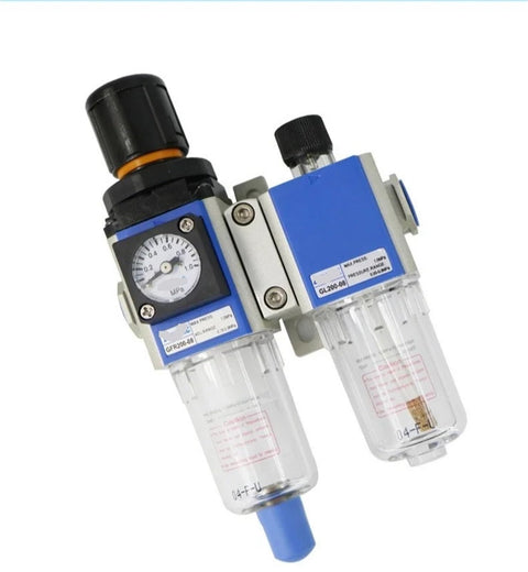Three In One Heavy Duty Air Treatment Unit FRL Filter Regulator Lubricator Combo For Pneumatic Tools And Industrial Systems GR GFR GL