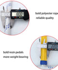 Measurements of polyester rope and resin pedals for 16 Foot Fire Escape Rope Ladder For 2 To 3 Story Homes Emergency Escape