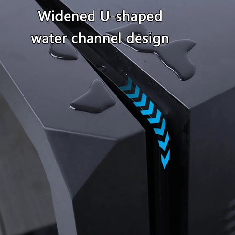 Widened U-shaped water channel design on EV Charger Station Box Weatherproof Electric Vehicle Wall Protector with combo lock.