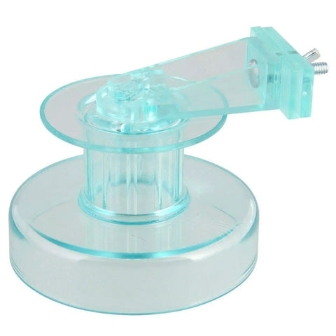 Clear Twist And Lock Bird Bath For Small To Medium Birds Like Lovebirds Canaries Finches Parakeets And Cockatiels, Durable Plastic Base