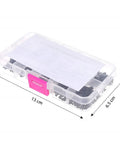 Heavy Duty M1 M1.2 M1.4 M1.7 Carbon Steel Screw Assortment With Phillips Pan Heads For Electronics And Home Jobs in a clear storage box.
