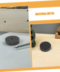 Heavy Duty Nylon Polishing Wheels Set With 10mm Hole, Dark grey nylon pad 75mm for metal grinding and buffing.