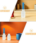 Four Rolls Stretch Film Wrap With Ergonomic Handles For Moving And Packing High Performance LLDPE Cling Plastic Wrap on a table