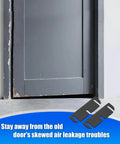 Door Hinge Shims For Interior Door Alignment, Quick Realignment Without Removing Hinges, showing gap filler to seal air leaks.