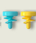Game Changer Pack Of 200 Educational Construction Screws Set For Kids And Teens Building Kit featuring 20mm blue and yellow screws.