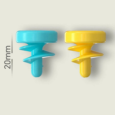 Game Changer Pack Of 200 Educational Construction Screws Set For Kids And Teens Building Kit featuring 20mm blue and yellow screws.