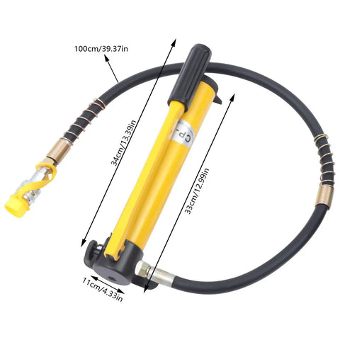 Heavy Duty Hydraulic Flange Spreader And CP 180 Hand Pump Combo Packing 14 Ton Muscle For Ripping Apart Sticky Pipe Flanges Without Breaking A Sweat While You Crush Your Next Big Build Project