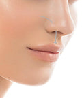 Two Piece Piercing Taper Set For 20G Flat Back Insertion Tools Stainless Steel Threadless Insertion Pins for nose piercing