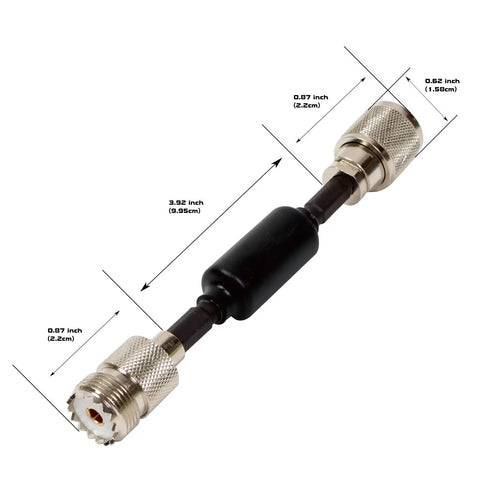 Boost Ham Radio Antenna Performance With An RF RFI Choke Coil In Coax, Prevent Interference And Enjoy Clearer Signals, dimensions included.