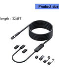 32.8ft cable accessories for 7.9mm Industrial Borescope With LED Lights For Dark Areas Leak Detection And HVAC Duct Inspection