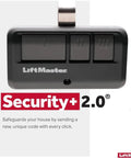 Security+ 2.0 3 Button Visor Clip Garage Door Opener Remote For Yellow Button Models Easy Clip On Accessory