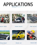 Applications of Top Shelf 13S 48V 35A BMS Protection Board for Lithium Ion Packs in electric vehicles, solar inverters, and energy storage.